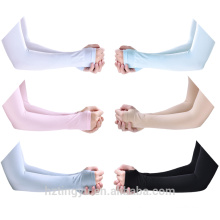Wholesale Nylon Lycra Sun Protection Cooling Blank Compression Arm Sleeves Sport